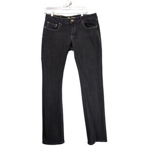 Rocawear Simone‎ Straight Leg Black Denim Jeans, Juniors 13, Purple Y2K 34x33"